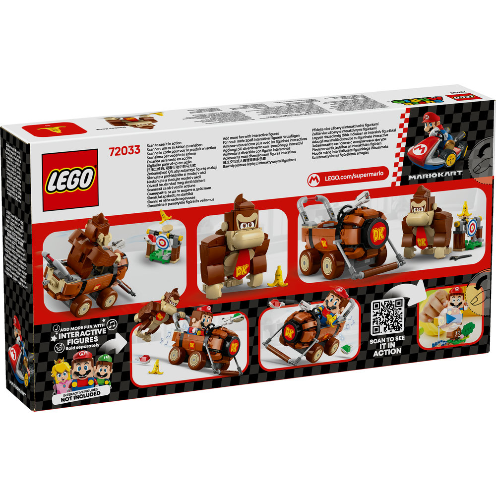 LEGO Super Mario: Mario Kart – Donkey Kong & DK Jumbo, Racing Toy 72033 - Image 9