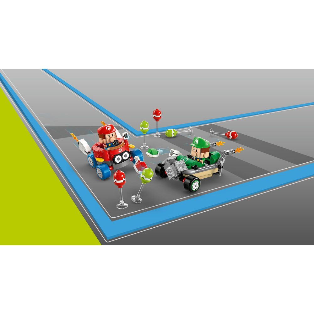 LEGO Super Mario: Mario Kart – Baby Mario vs. Baby Luigi Toy 72034 - Image 3