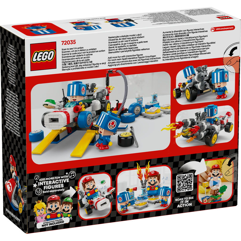 LEGO Super Mario: Mario Kart – Toad’s Garage, Nintendo Character Gift 72035 - Image 9