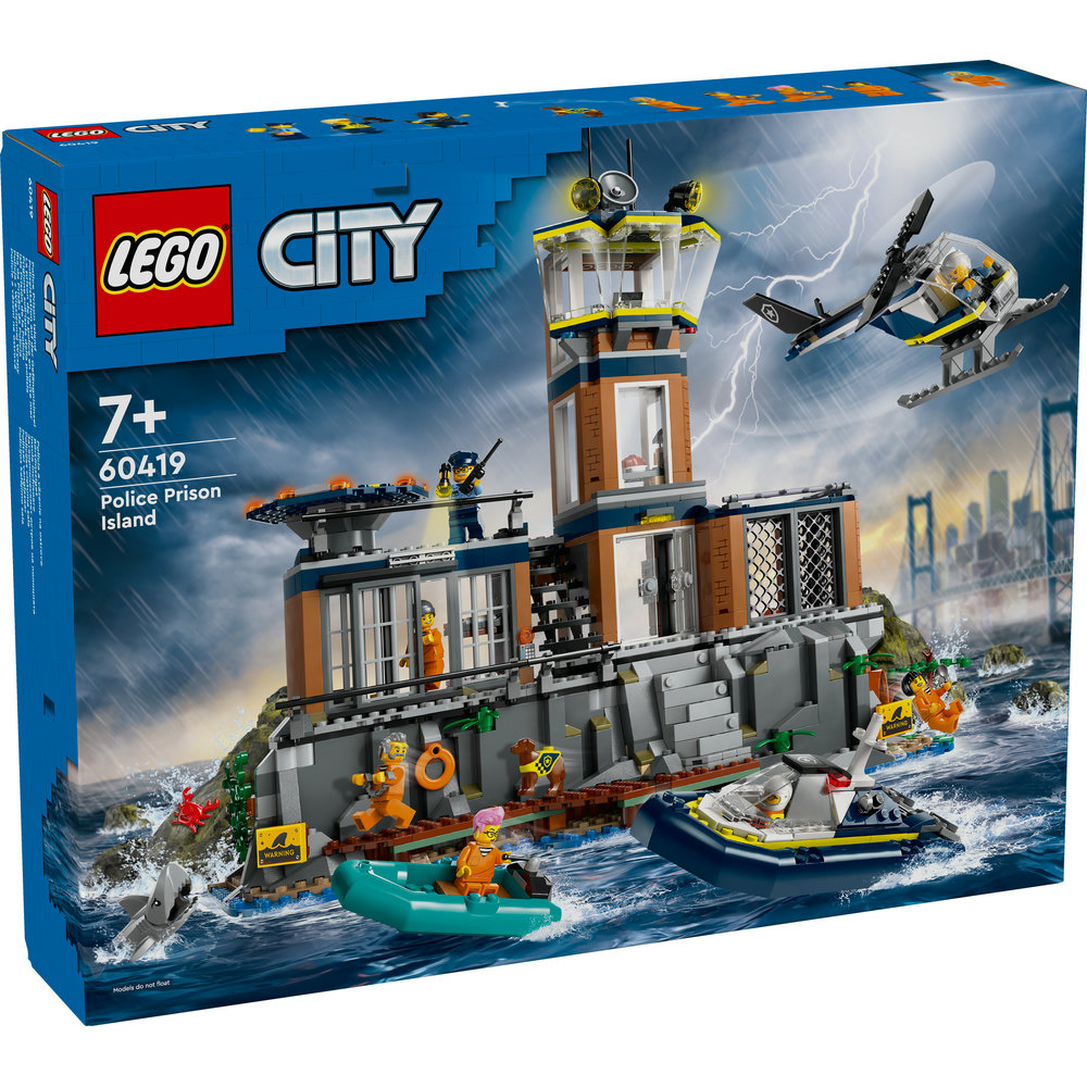 LEGO City Police Prison Island Building Toy 60419 - Image 8