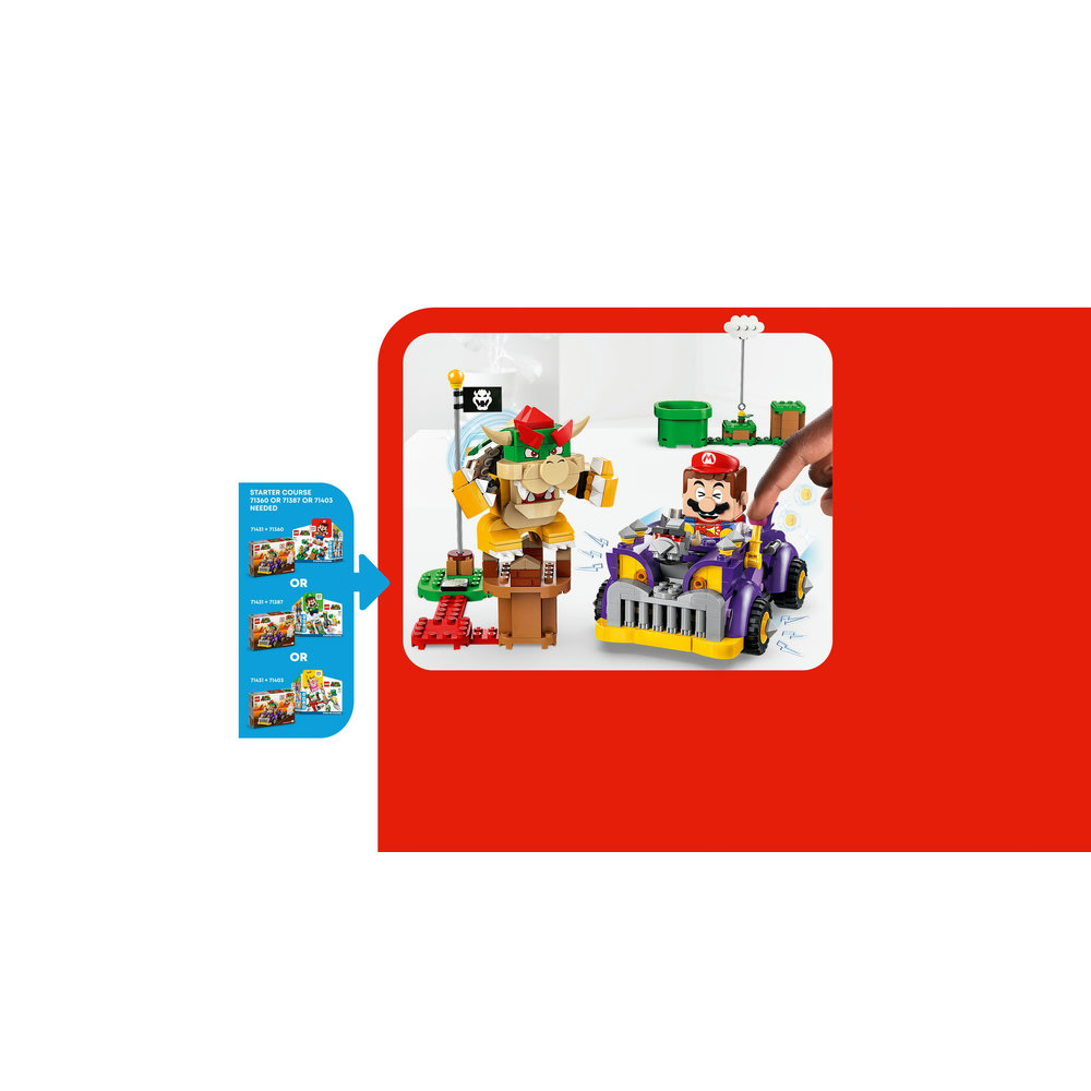 LEGO Super Mario Bowser’s Muscle Car Expansion Set 71431 - Image 5