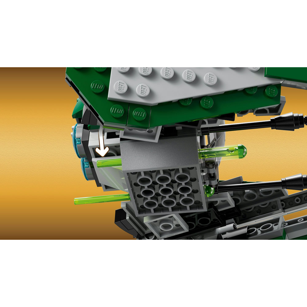 LEGO Star Wars Yoda’s Jedi Starfighter 75360 Building Toy Set (253 Pieces) - Image 4