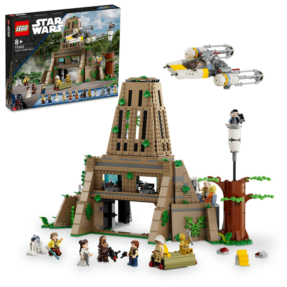 LEGO Star Wars Yavin 4 Rebel Base 75365 Building Toy Set (1,067 Pieces) - Image 1