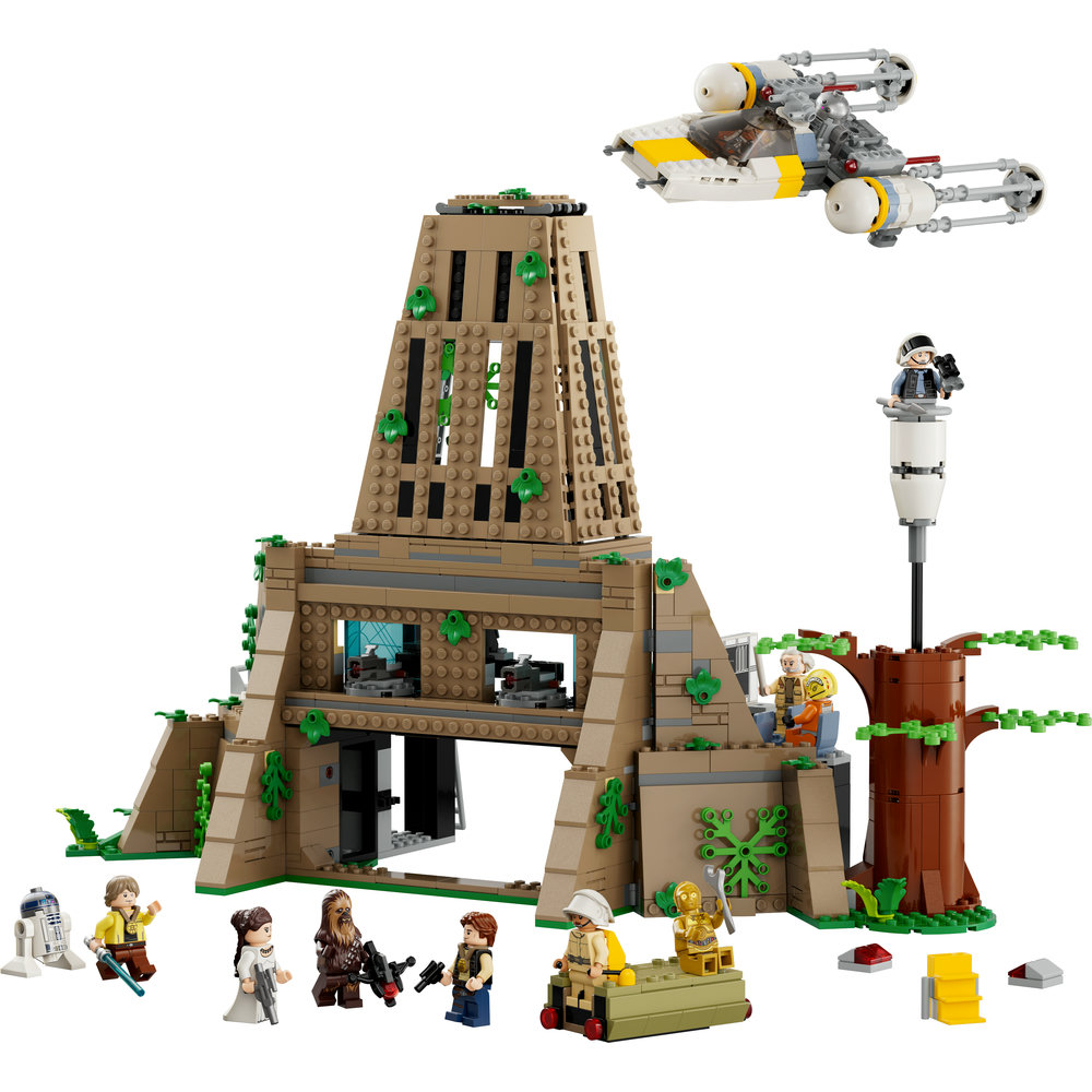 LEGO Star Wars Yavin 4 Rebel Base 75365 Building Toy Set (1,067 Pieces) - Image 2