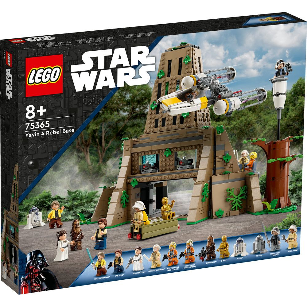 LEGO Star Wars Yavin 4 Rebel Base 75365 Building Toy Set (1,067 Pieces) - Image 7