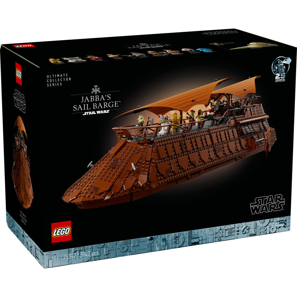 LEGO Star Wars Jabba’s Sail Barge Display Set 75397 - Image 8