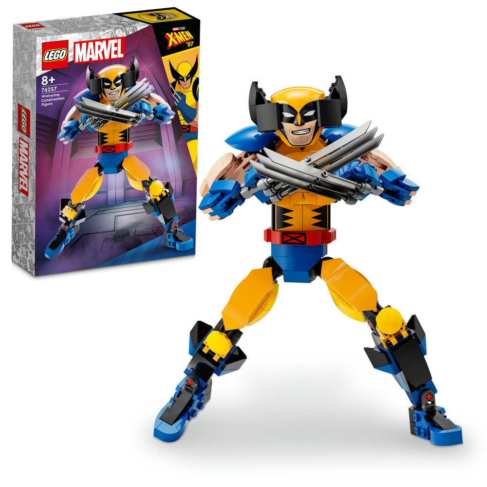 LEGO Marvel Wolverine Construction Figure 76257 Building Toy Set (327 Pieces) - Image 1
