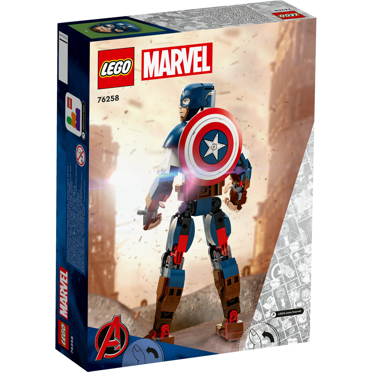 LEGO Marvel Captain America Construction Figure 76258 Building Toy Set (310 Pieces) - Image 6