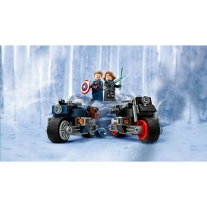 LEGO Marvel Black Widow & Captain America Motorcycles 76260 (130 Pieces) - Image 4