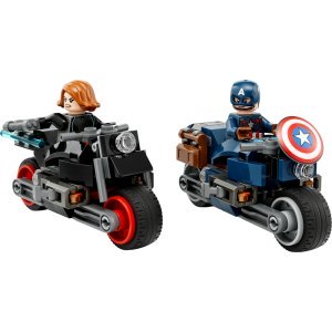 LEGO Marvel Black Widow & Captain America Motorcycles 76260 (130 Pieces) - Image 2