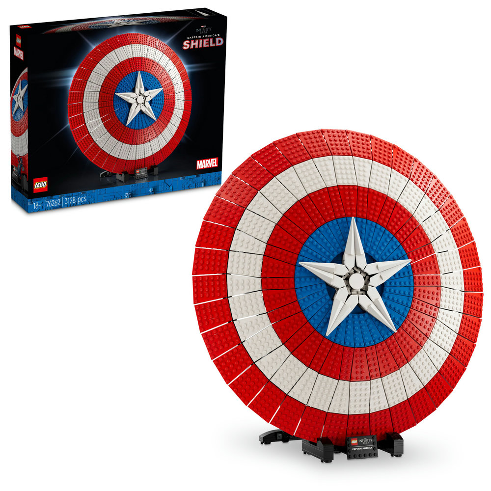 LEGO Marvel Captain America’s Shield 76262 Building Kit (3,128 Pieces) - Image 1