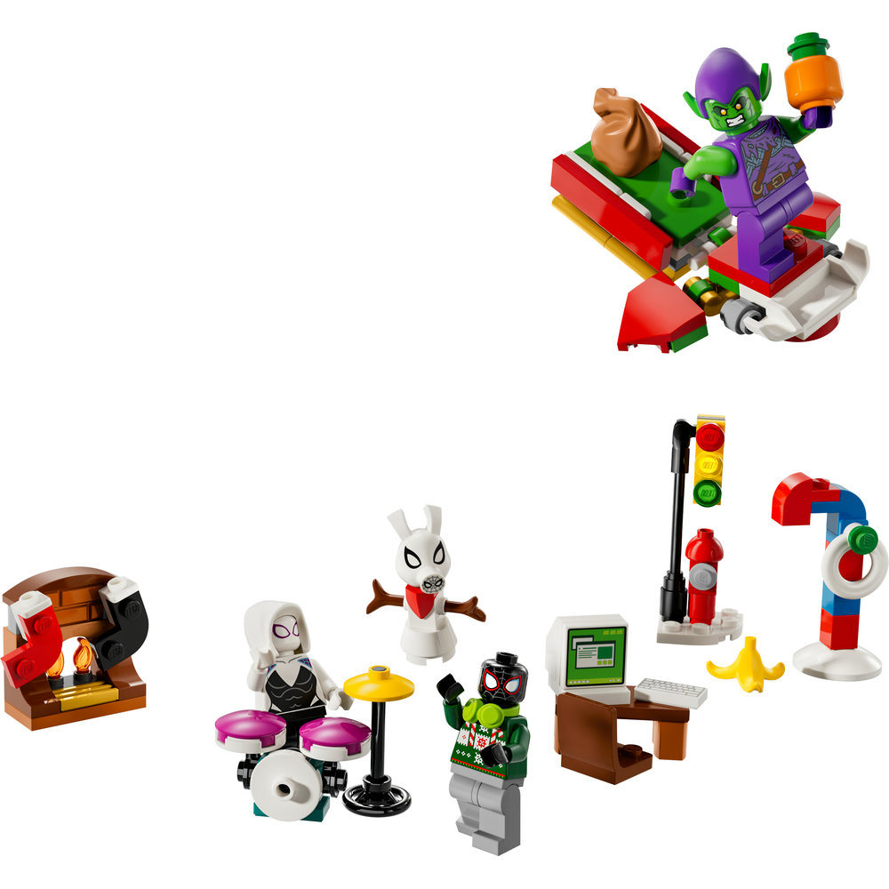 LEGO Marvel Super Heroes Spider-Man Christmas Advent Calendar 2024 Set 76293 - Image 2
