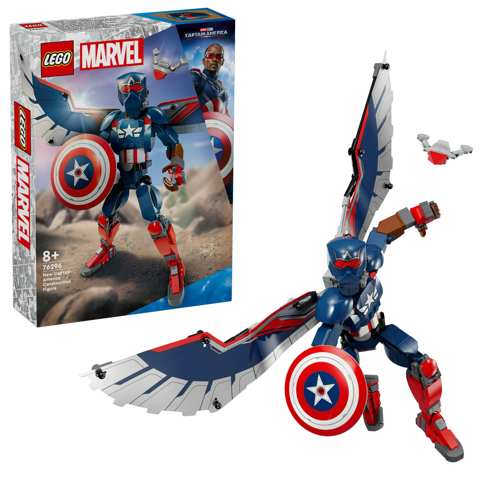 LEGO Marvel Super Heroes Captain America Construction Figure 76296 - Image 1