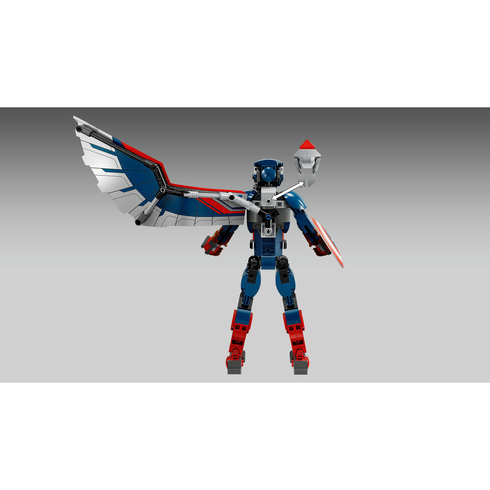 LEGO Marvel Super Heroes Captain America Construction Figure 76296 - Image 4