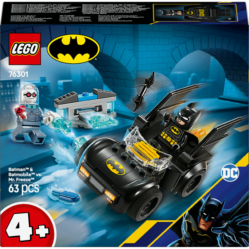 LEGO DC Batman: Batman & Batmobile vs. Mr. Freeze Vehicle Playset 76301 - Image 1
