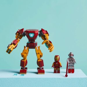 LEGO Marvel Iron Man Mech vs. Ultron Buildable Super Hero Figure Playset 76307 - Image 12