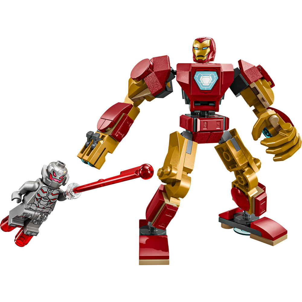 LEGO Marvel Iron Man Mech vs. Ultron Buildable Super Hero Figure Playset 76307 - Image 2