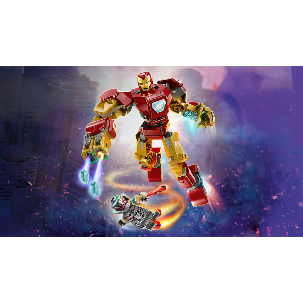LEGO Marvel Iron Man Mech vs. Ultron Buildable Super Hero Figure Playset 76307 - Image 3