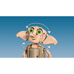 LEGO Harry Potter Dobby the House-Elf 76421 Building Toy Set (403 Pieces) - Image 5