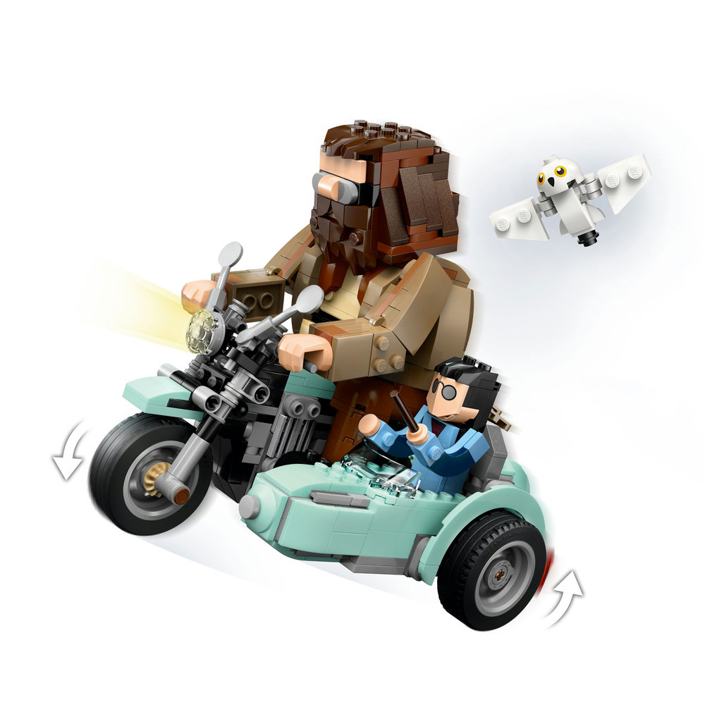 LEGO Harry Potter Hagrid & Harry’s Motorcycle Ride, Magical Toy 76443 - Image 10