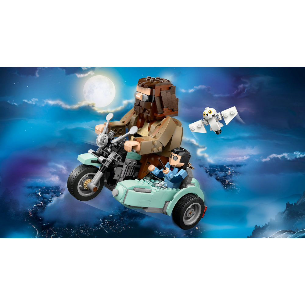 LEGO Harry Potter Hagrid & Harry’s Motorcycle Ride, Magical Toy 76443 - Image 3