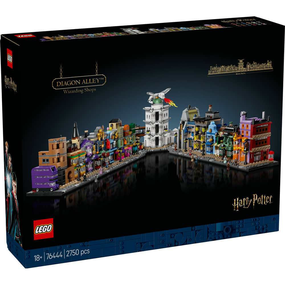 LEGO Harry Potter Diagon Alley Wizarding Shops, Wizard Set for Adults 76444 - Pre-order - Image 8