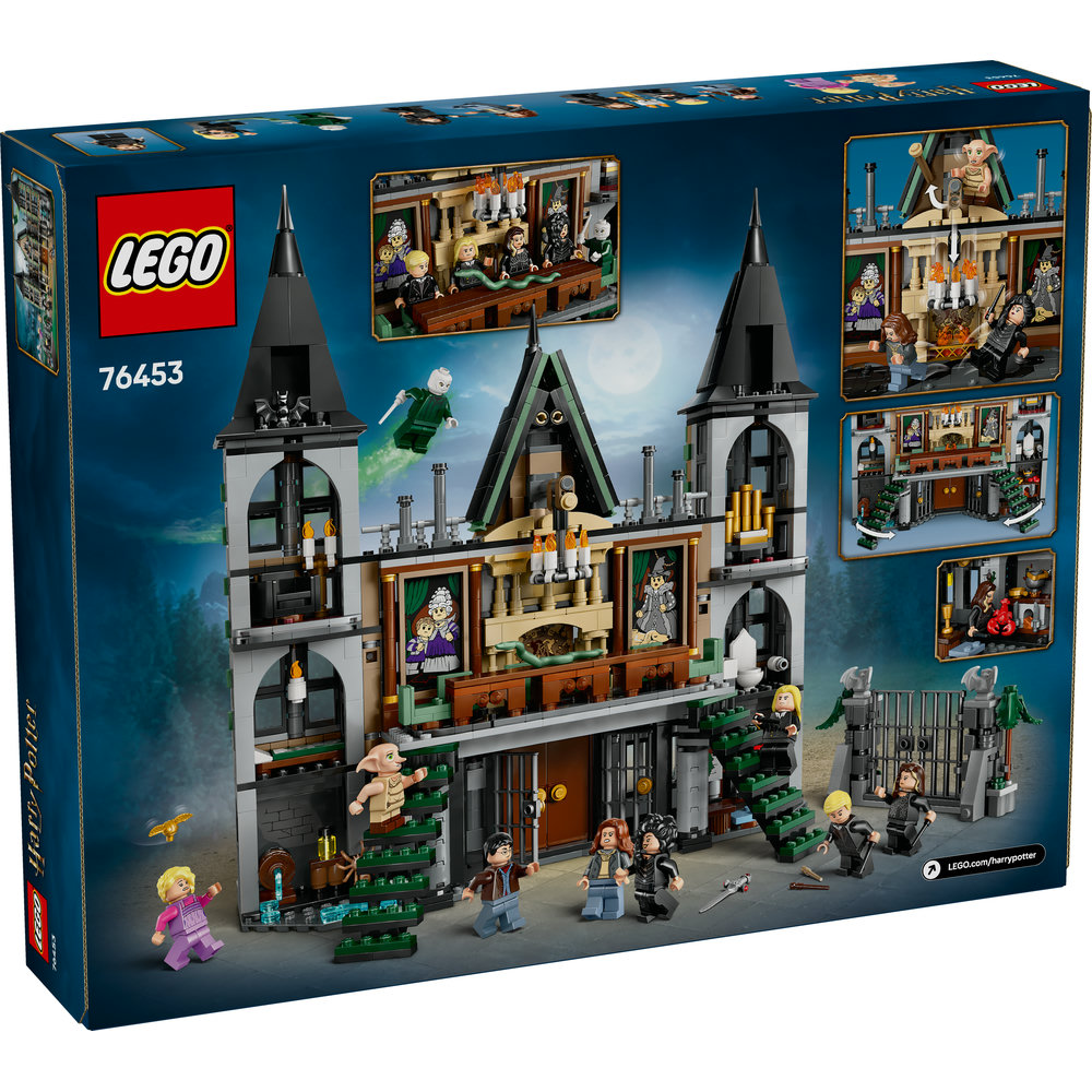 LEGO Harry Potter Malfoy Manor, Wizard Toy Building Set 76453 - Image 9