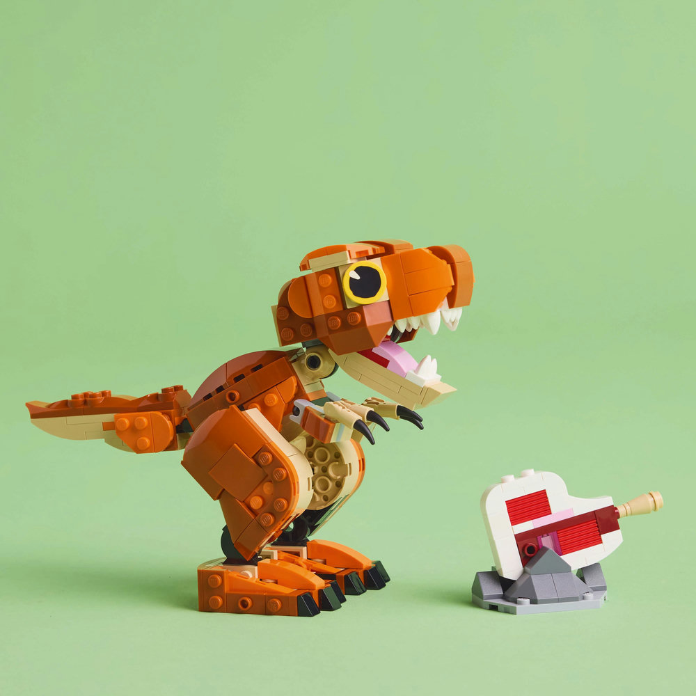 LEGO Jurassic World Little Eatie: T. rex Dinosaur Model Building Kit 76967 - Image 12