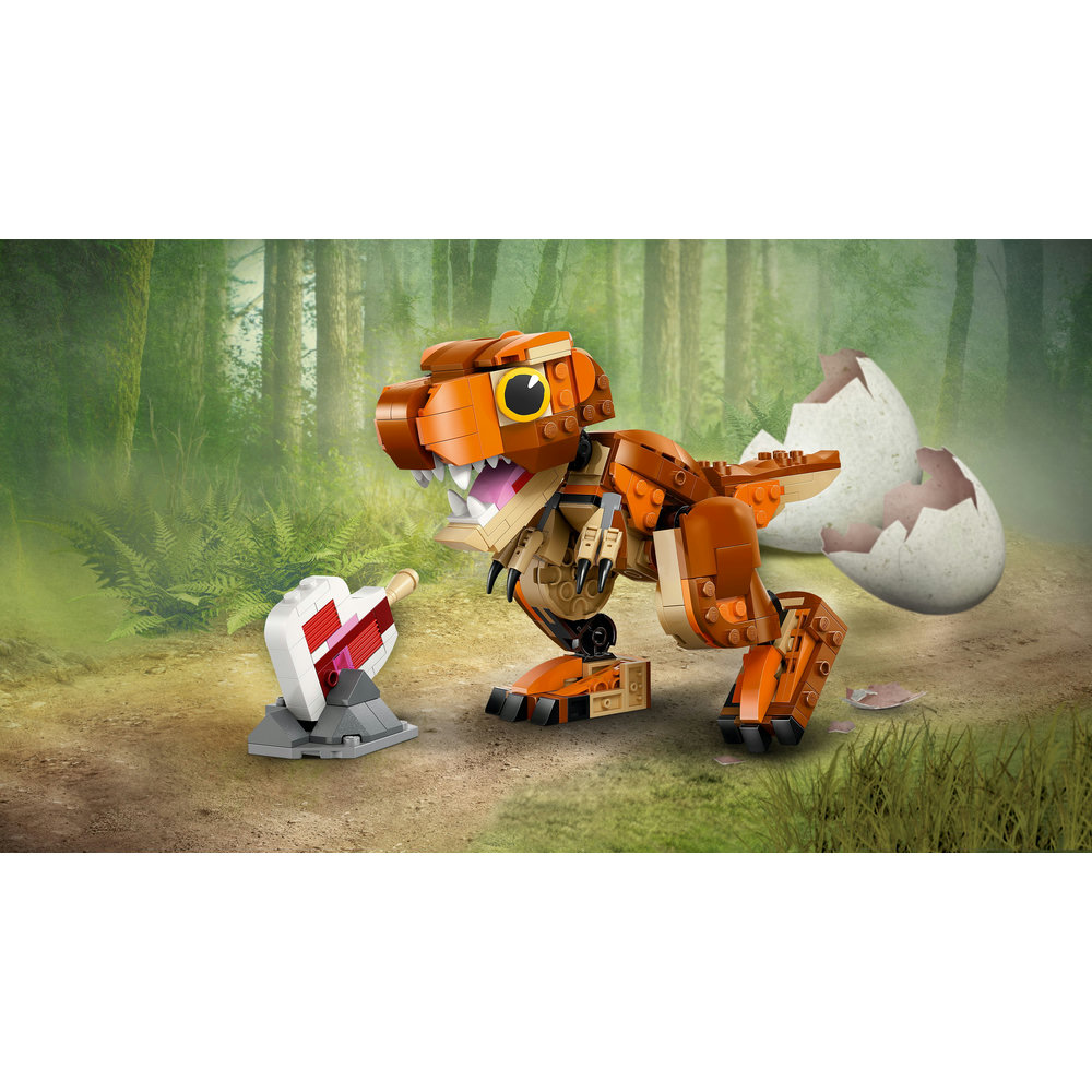 LEGO Jurassic World Little Eatie: T. rex Dinosaur Model Building Kit 76967 - Image 3
