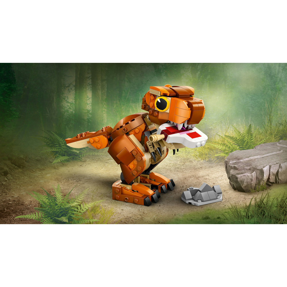 LEGO Jurassic World Little Eatie: T. rex Dinosaur Model Building Kit 76967 - Image 4