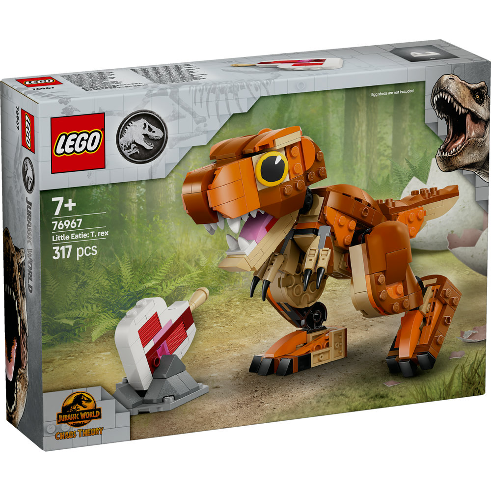 LEGO Jurassic World Little Eatie: T. rex Dinosaur Model Building Kit 76967 - Image 8
