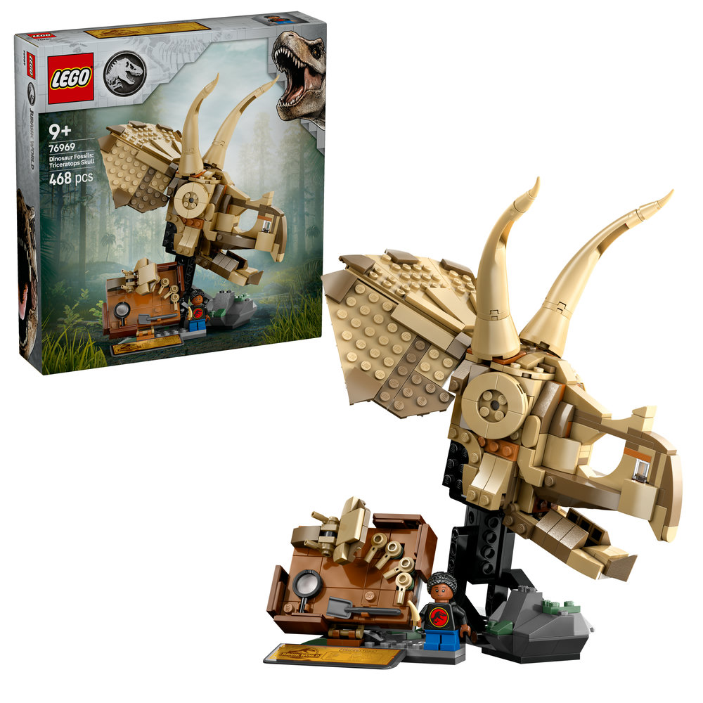 LEGO Jurassic World Dinosaur Fossils: Triceratops Skull Model Set 76969 - Image 1