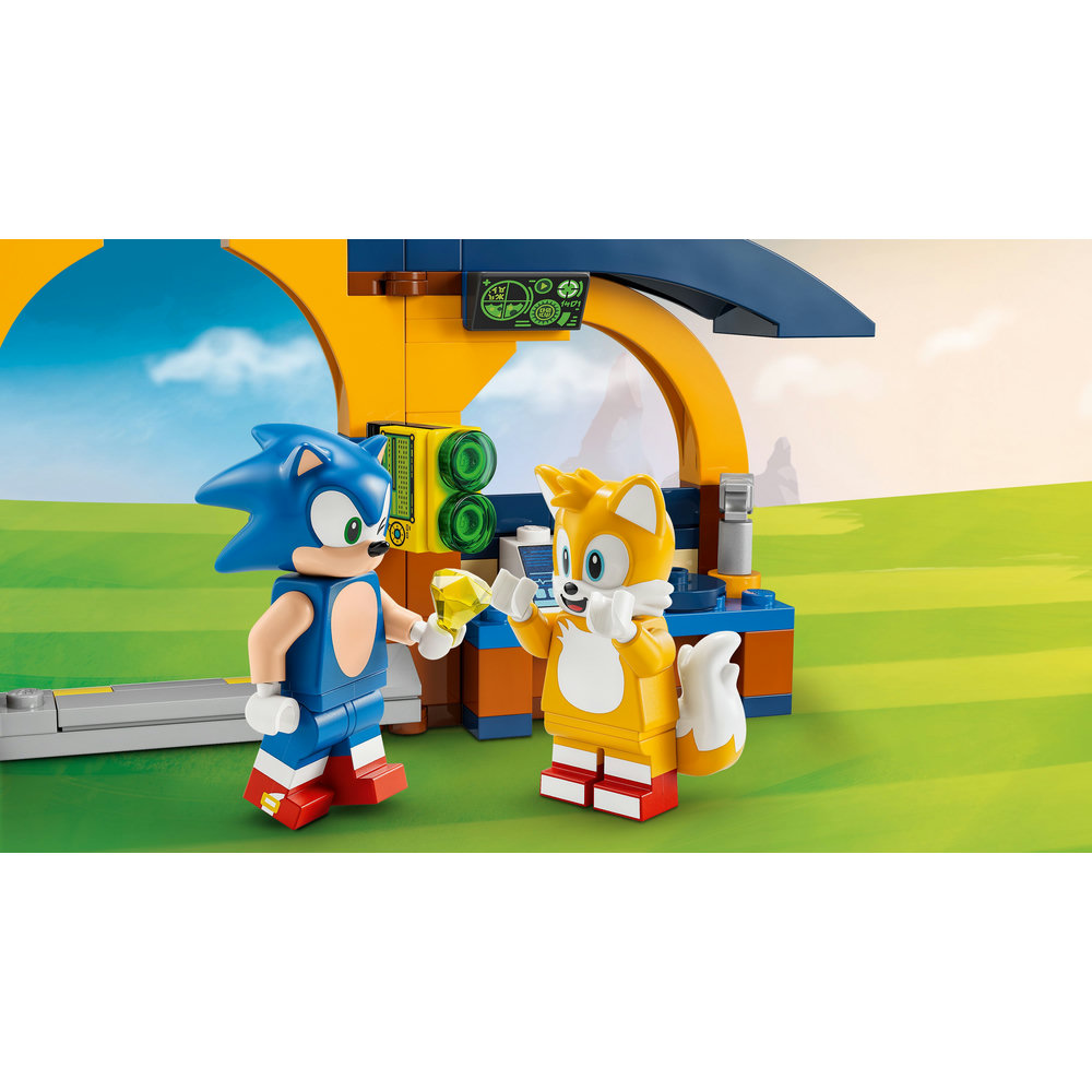 LEGO Sonic the Hedgehog Tails’ Workshop and Tornado Plane 76991 (376 Pieces) - Image 5