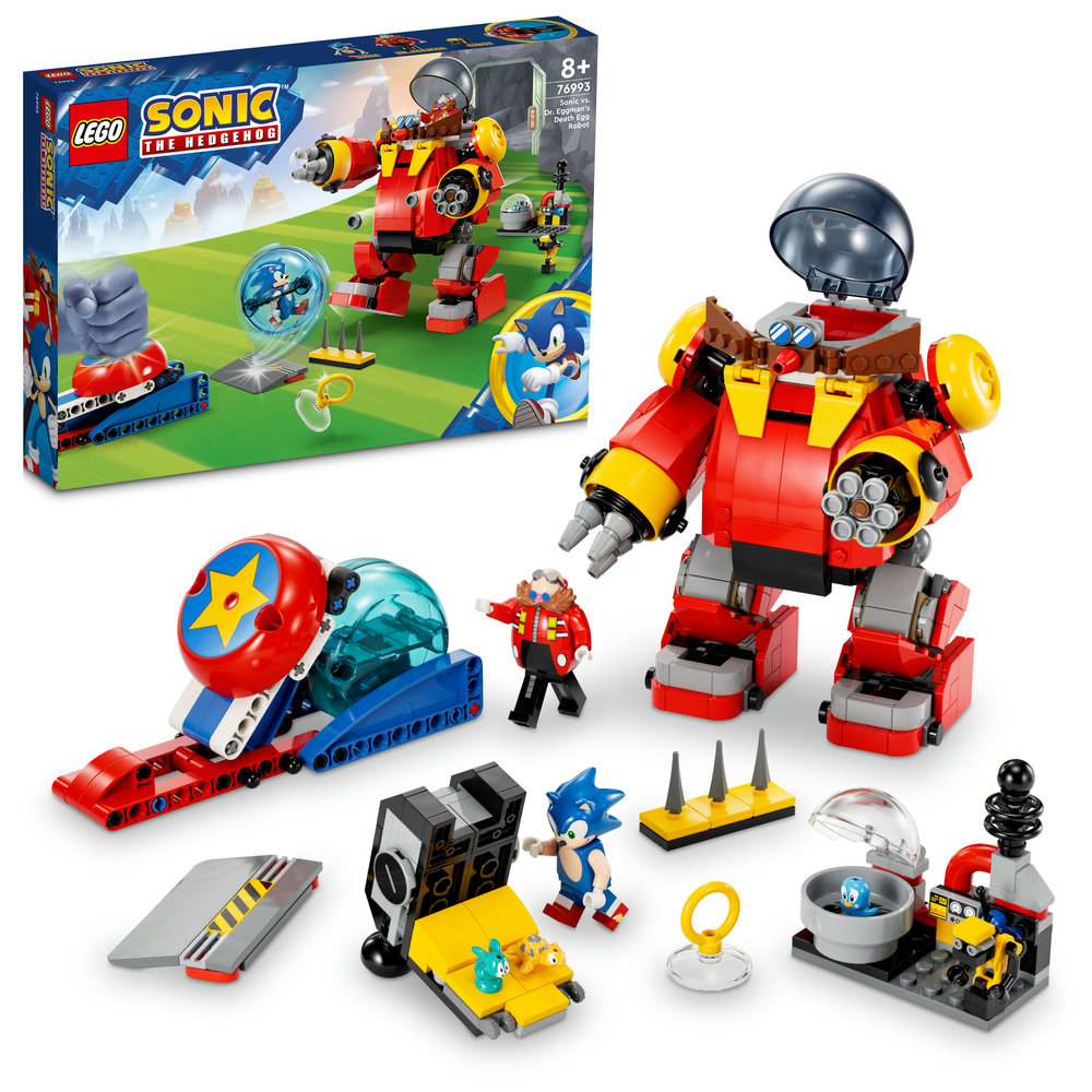 LEGO Sonic the Hedgehog Sonic vs. Dr. Eggman’s Death Egg Robot 76993 (615 Pieces) - Image 1