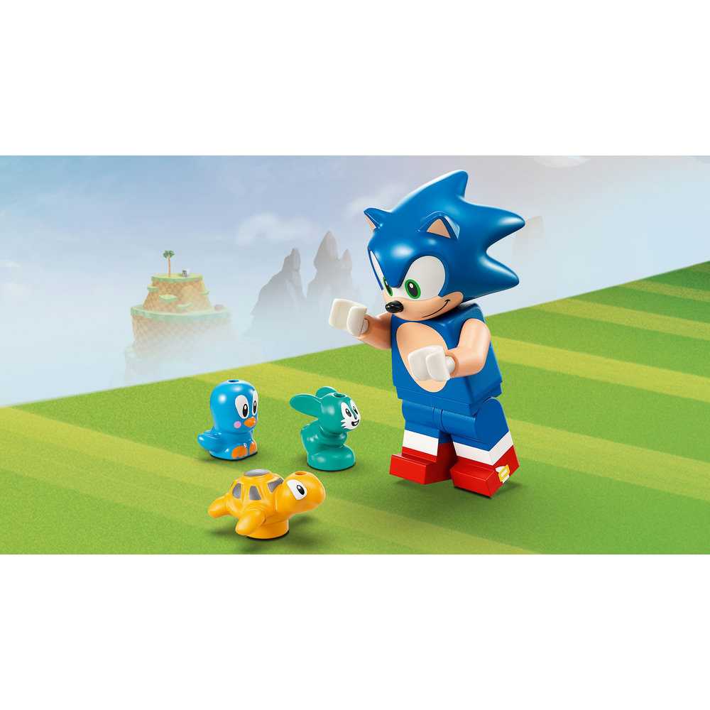 LEGO Sonic the Hedgehog Sonic vs. Dr. Eggman’s Death Egg Robot 76993 (615 Pieces) - Image 4