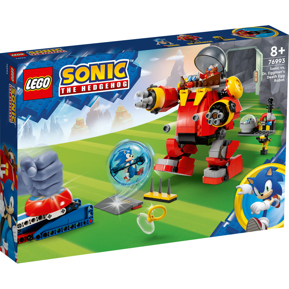 LEGO Sonic the Hedgehog Sonic vs. Dr. Eggman’s Death Egg Robot 76993 (615 Pieces) - Image 7