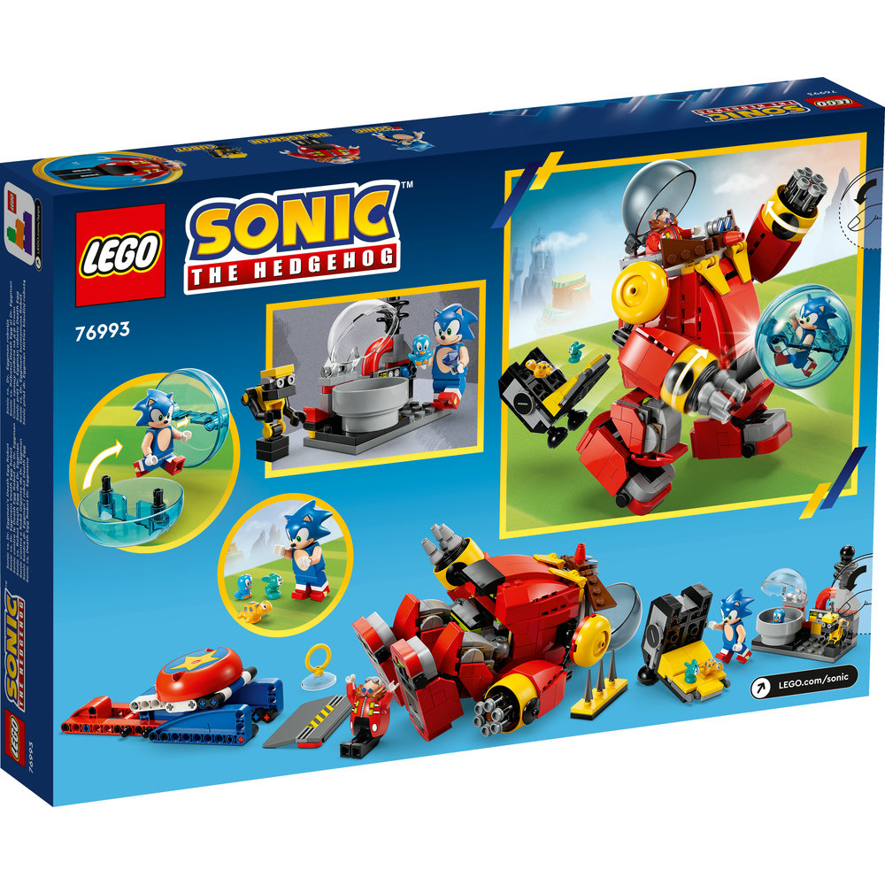 LEGO Sonic the Hedgehog Sonic vs. Dr. Eggman’s Death Egg Robot 76993 (615 Pieces) - Image 8