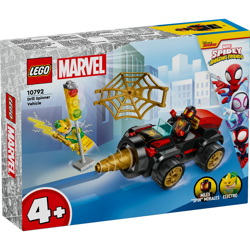 LEGO 4+ Drill Spinner Vehicle Super Hero Action Marvel Superheroes 10792 - Image 4