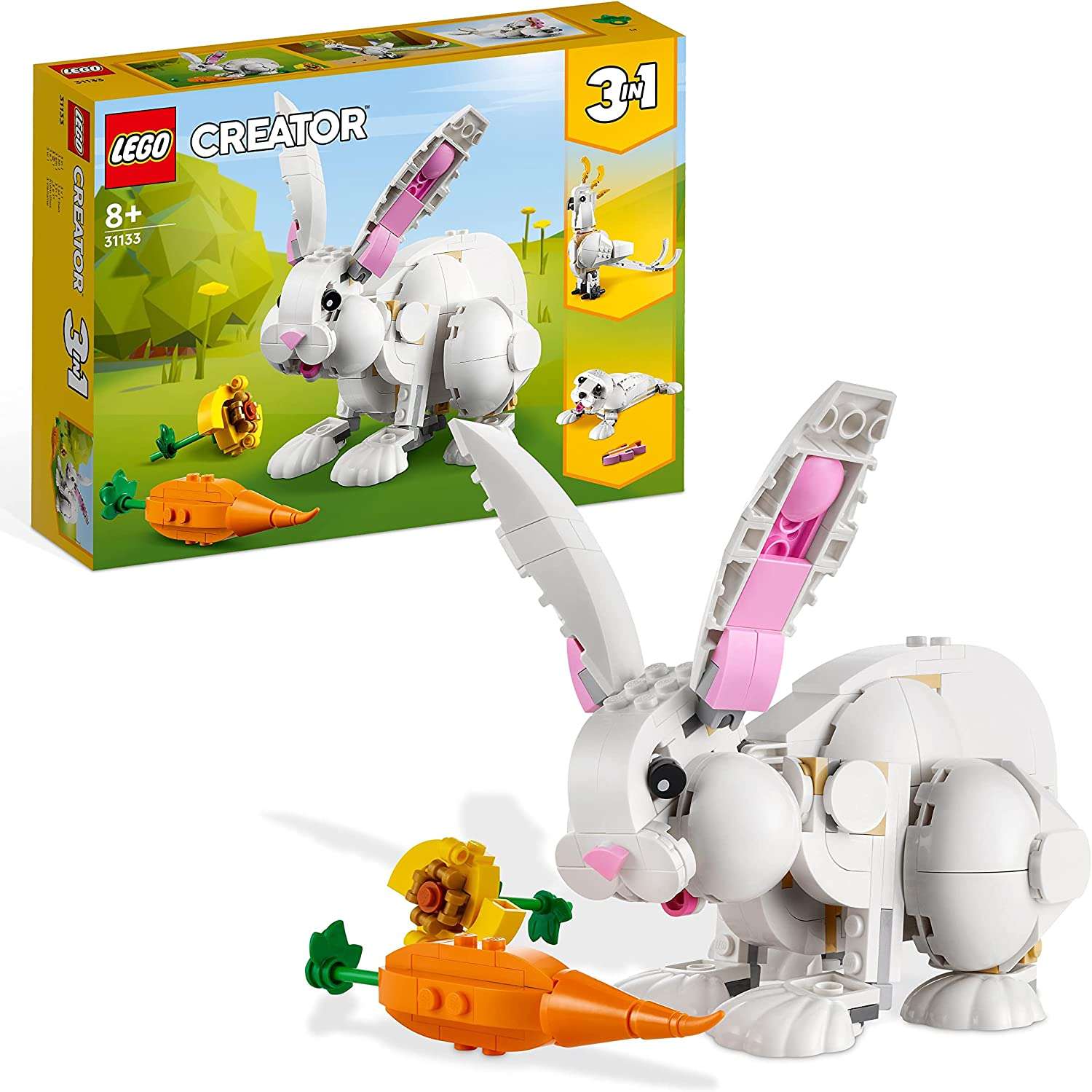 LEGO Creator 3in1 White Rabbit Set 31133 - Image 1
