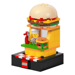 LEGO City Bricktober Brick Bites Set 4/4 - Burger Stall 2024 Toys R Us Exclusive Set 6528717 - Image 2