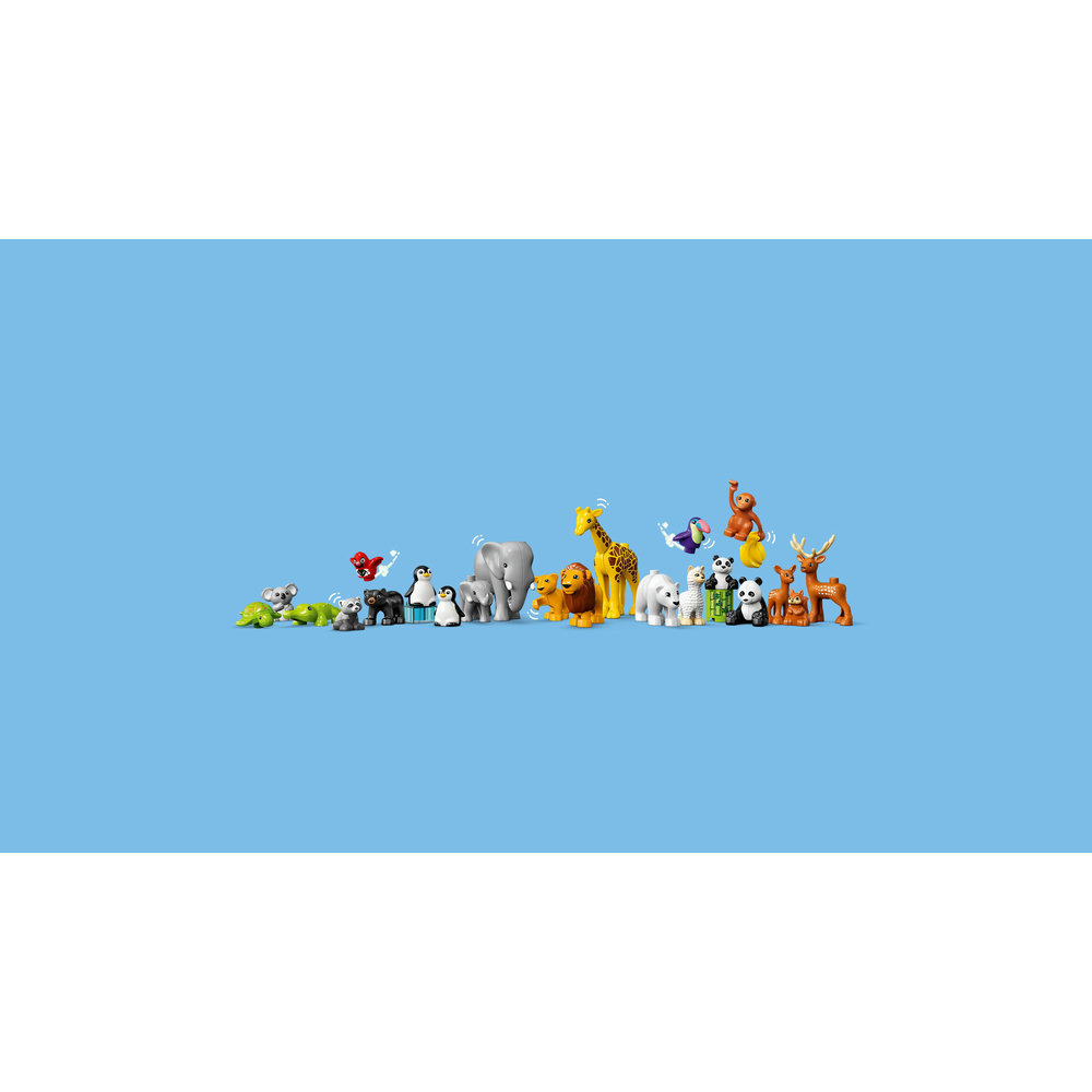 LEGO DUPLO Wild Animals of the World 10975 Building Toy (142 Pieces) - Image 4