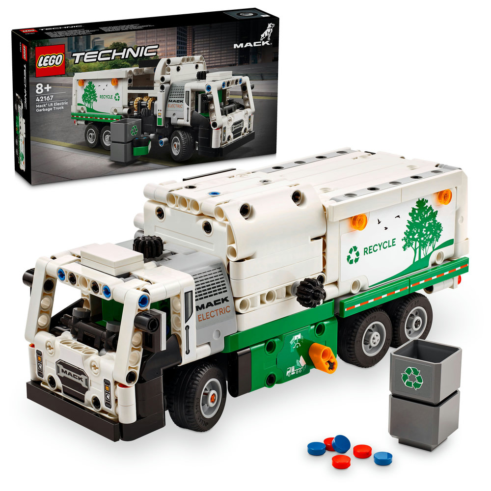 LEGO Technic Mack LR Electric Garbage Truck 42167 - Image 1