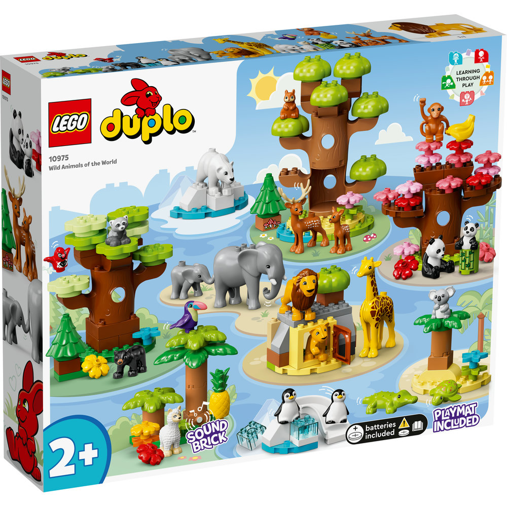 LEGO DUPLO Wild Animals of the World 10975 Building Toy (142 Pieces) - Image 8