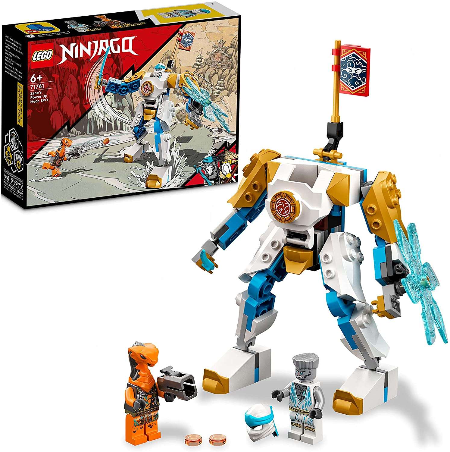 LEGO NINJAGO Zane’s Power Up Mech EVO Set 71761 - Image 1