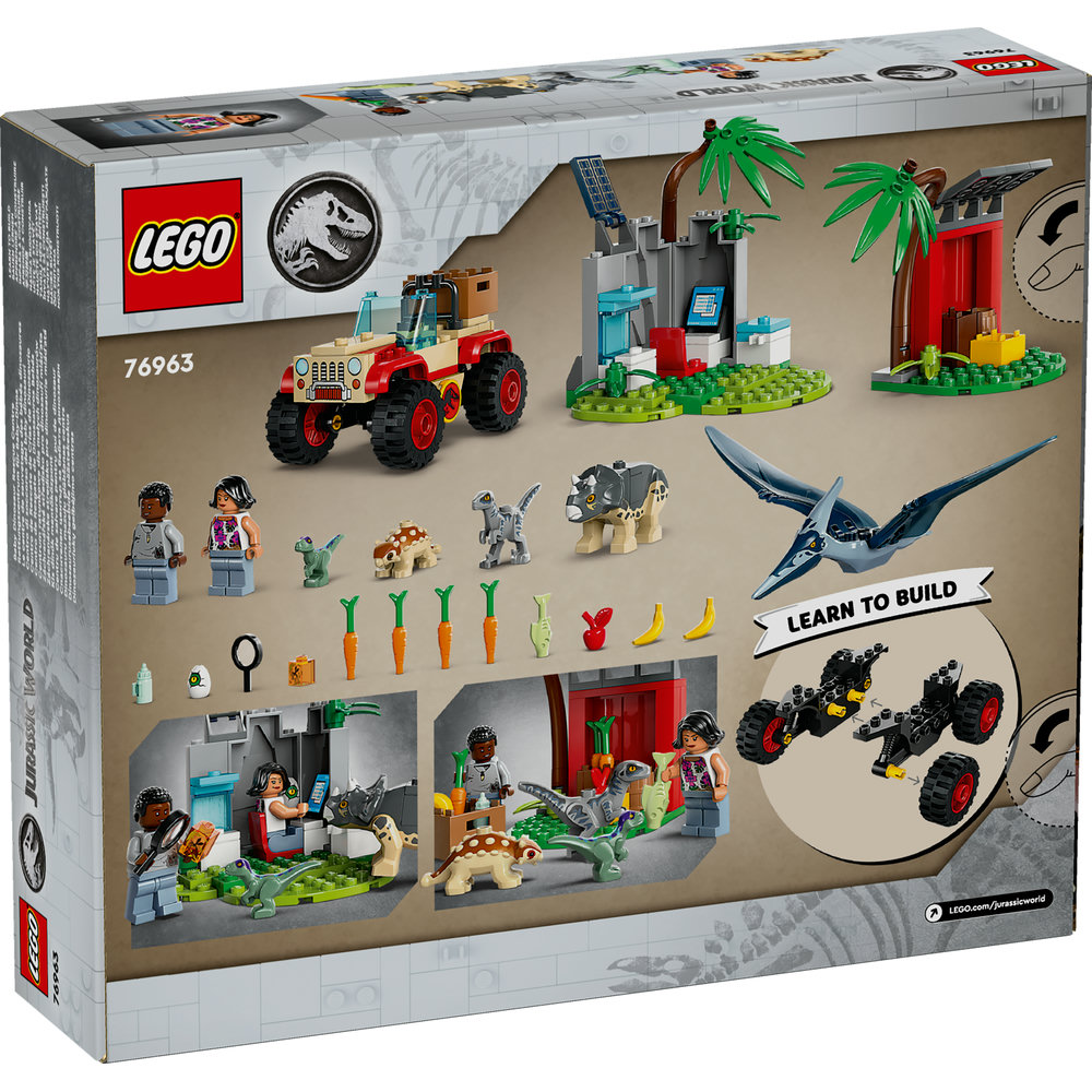 LEGO Jurassic World Baby Dinosaur Rescue Centre Set 76963 (139 Pieces) - Image 9