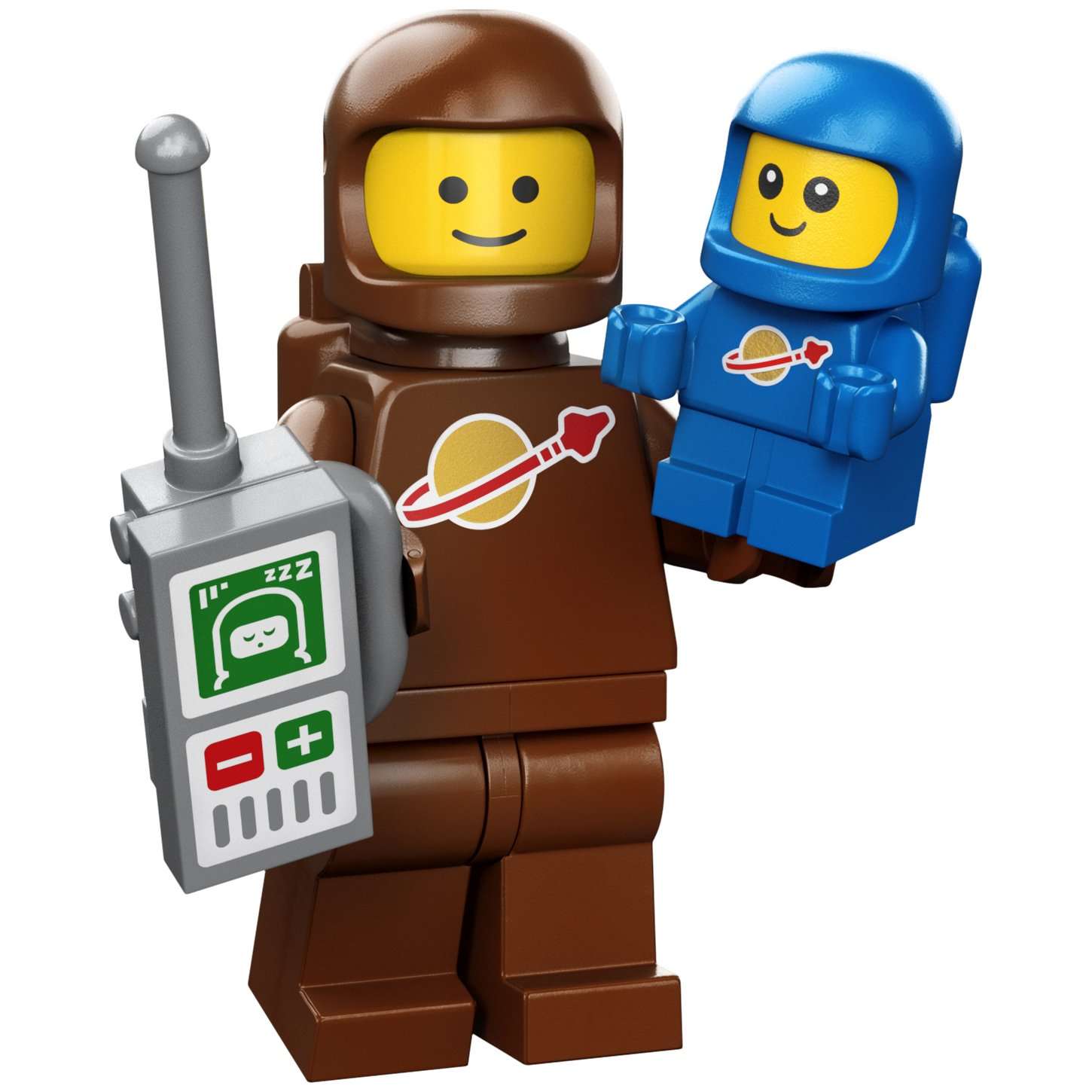 Brown Astronaut & Spacebaby (Benny) Series 24 LEGO Minifigures 71037 - Image 1