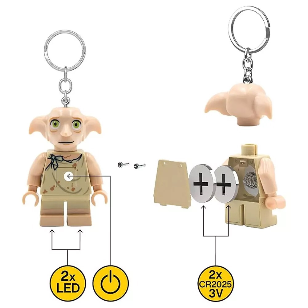 LEGO Harry Potter Dobby Minifigure Key Light (keyring/keychain) LED Lite - Image 2