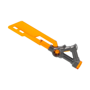 LEGO Accessory Trans Orange Ninjago Imperium Minifigure Sword - Image 1