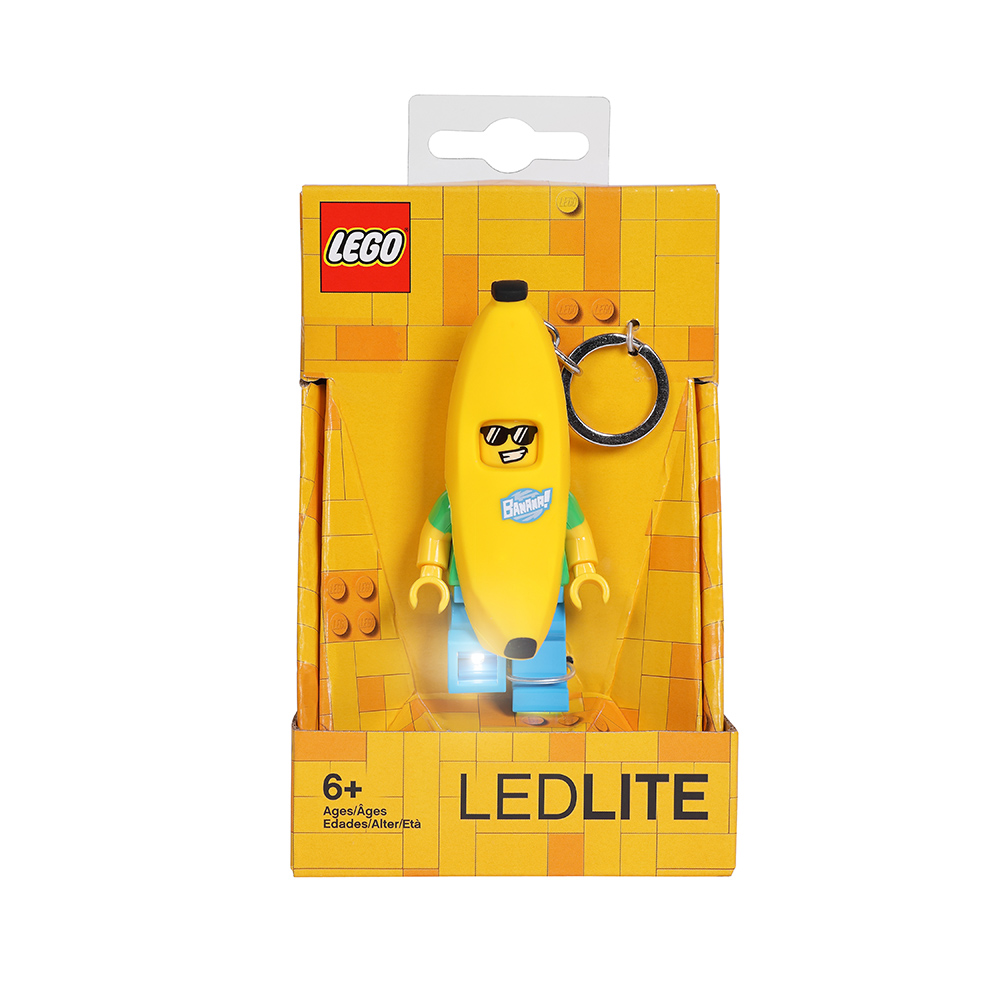 LEGO Minifigure Suit Characters 4 Pack of Classic LEGO Minifigures Key Light Keyrings - Image 7