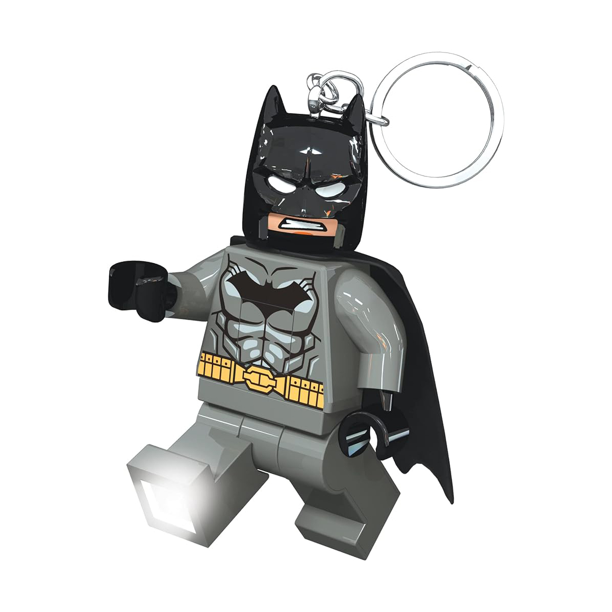 LEGO DC Super Heroes Batman LEGO Minifigure Key Light Keyring Grey Suit - Image 5
